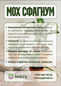 Мох Сфагнум 1л.